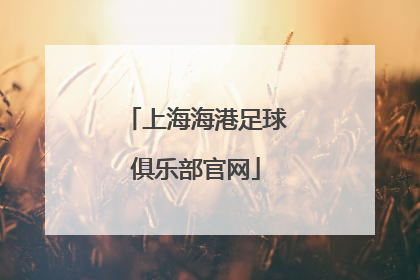「上海海港足球俱乐部官网」上海海港足球俱乐部股东